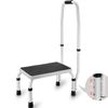 VEVOR Step Stool Ladder 3 Adjustable Height with Handle Max Load 330lbs for RVs