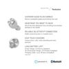 Panasonic Technics True Wireless Stereo Earbuds Earphones EAH-AZ70W, Silver