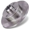 Brake Pads + Brake Discs + Wheel Bearing Kit + ABS Rings Rear Axle