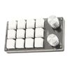 AOWINHIT Macro Mechanical Keyboard 12 Key Multifunction DIY Programmable Keypad Portable Mini Keyboard for Office Gaming (Black White),Console