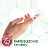 Product Title: CURAD BloodStop Hemostatic Gauze Quick Bleeding Control 1" x 1", Pack of 10