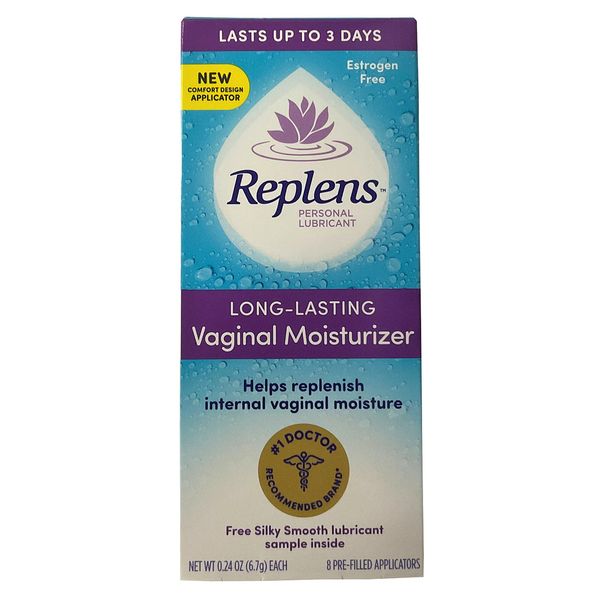 Replens Long-Lasting Feminine Moisturizer, 8 Count
