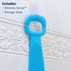 Ontel Shimmy Scrub Exfoliating Body Scrubber, Small