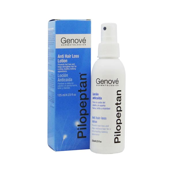 Genové Pilopeptan Hair Loss Lotion 125ml - Hair Regrowth Treatment - Keep Your Hair Healthy - Say No to Alopecia - Spain