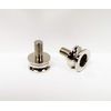 Lamp Finial Adapter-Solid Brass, Polished Chrome Finish (1 pc.)