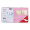 THE EDGE Olympic Nail Tips Assorted Sizes 1-10 (360 Pack) - Strong Nail Tips