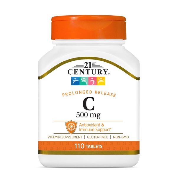 21st Century C 500 mg Prolonged Release Tablets, 110 Count