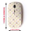 2.4G Wireless Mouse with Cute Pattern Design for All Laptops and Desktops with Nano Receiver - Cute Bunny Easter Eggs