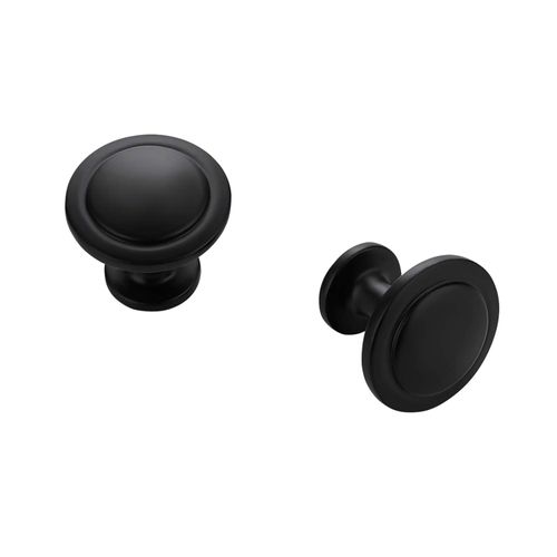 Ravinte 15 Pack Matte Black Cabinet Pulls 1-1/4 inch Kitchen Cabinet Knobs Drawer Knobs Dresser Drawer Pulls Door Dresser Handles for Cupboard