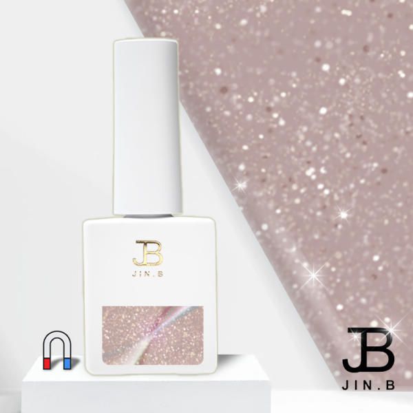 Gracia Jinbi Snow Day JBI-MG-14 Magnetic Glitter Color Gel Nail