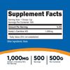 Nutricost Acetyl L-Carnitine Powder - 500 grams (Unflavored)