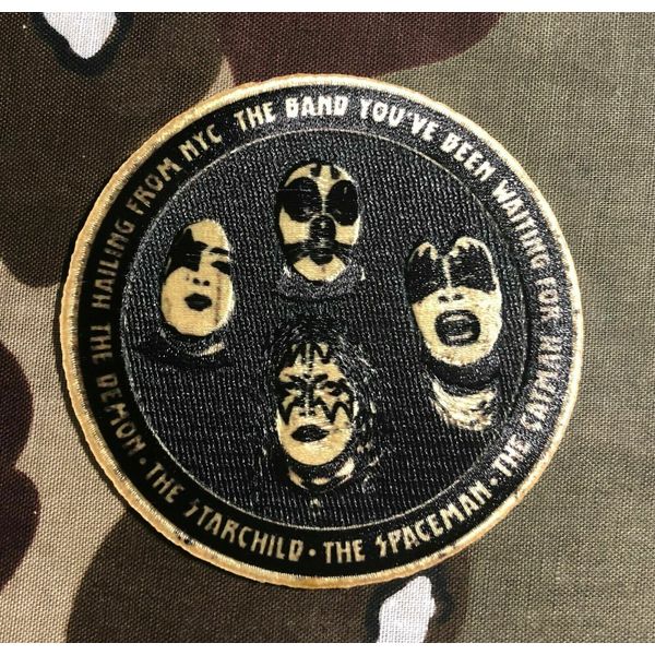 Kiss Hailing From New York Woven Patch K027P