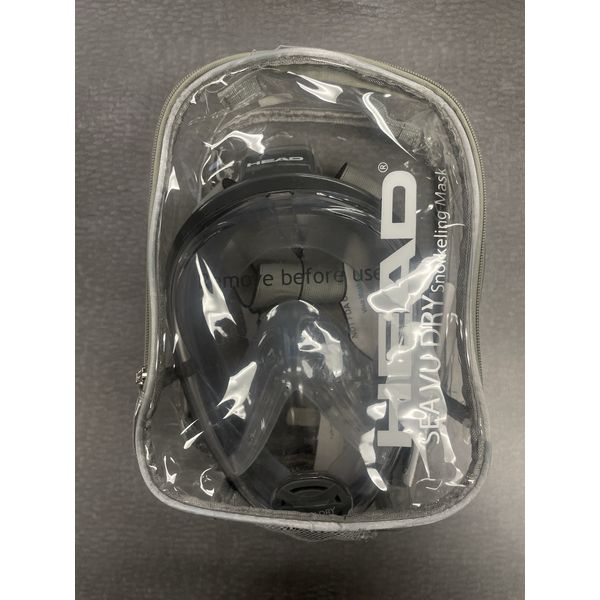 HEAD Sea Vu Dry Full Face Snorkeling Mask Adult Size L/XL Brand New