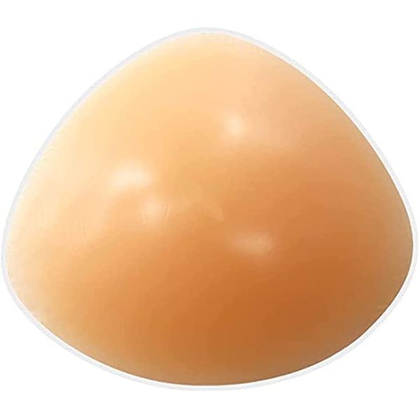 Artificial mastectomy silicone breasts form triangle shape for breast cancer patients, nude