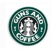 Patch Nation Guns & Coffee PVC Airsoft Paintball Morale Patch