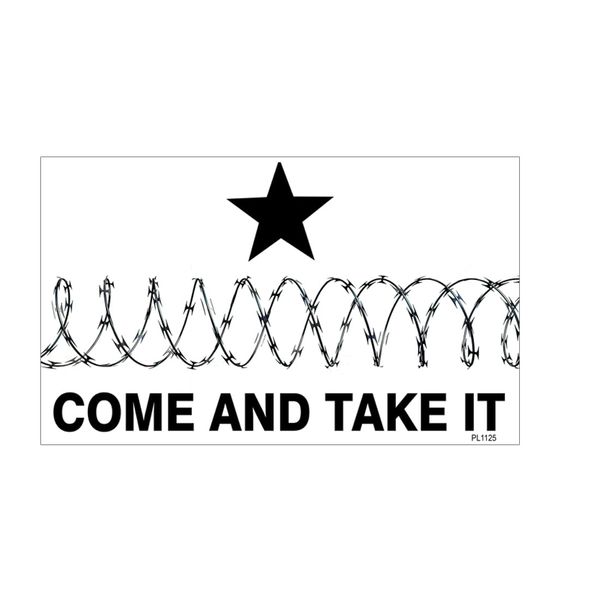 Texas Come and Take it Razor Wire Stickers (5)