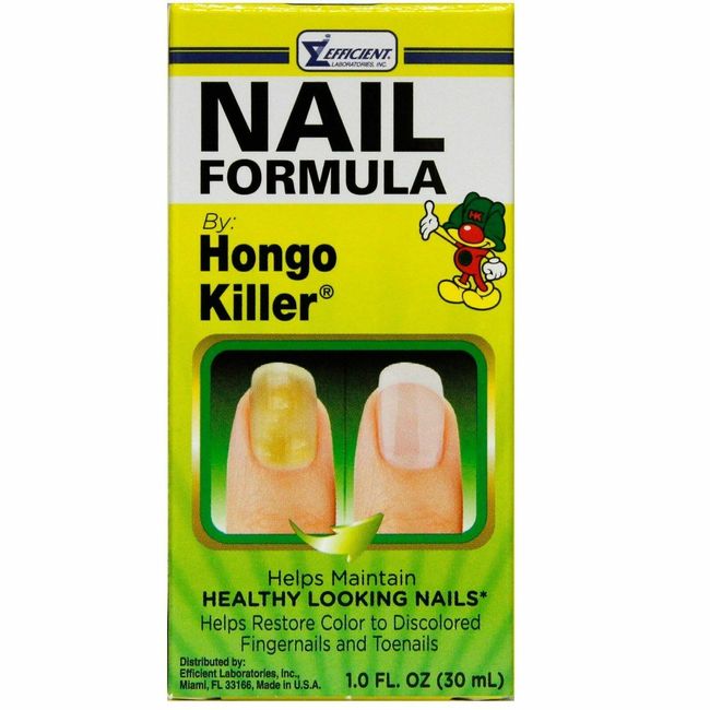 Hongo Killer Nail Formula - Formula Para Las Unas - 1 Fluid Ounce