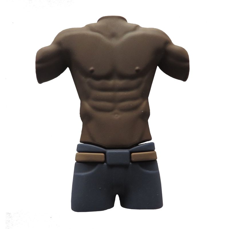 Torso Muscle Body 16GB USB Sixpack Dark Skin Color Flash Pen Drive ...