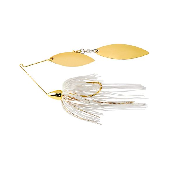 War Eagle Custom Lures WE12GW01G 1/2 Double Willow Gold Frame White Gold