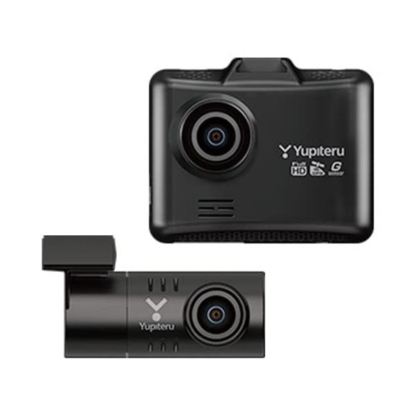 Yupiteru Y-115d Dash Camera, Front and Rear 2 Cameras, 2 Megapixels (Front), FullHD, Diagonal (Front 160° Rear, 150°), Wide Angle, LCD, SD Card Format Not Required, GPS, G Sensor (Impact Recording),