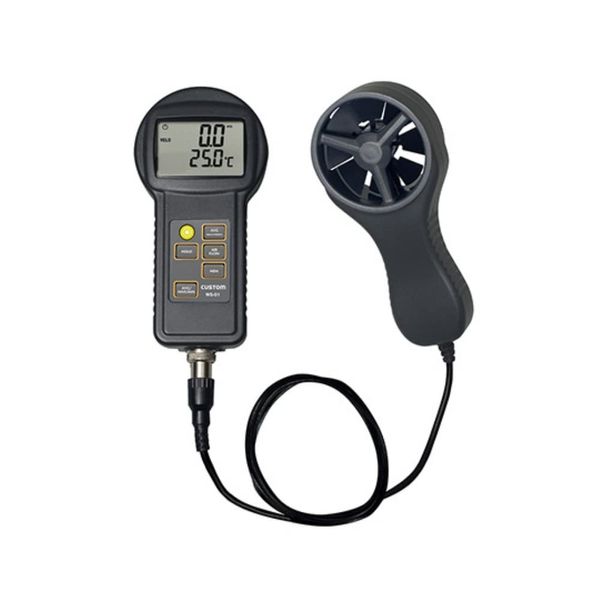 Custom (Custom) Digital Wind Speed/Air Flow Meter Wind Speed (Vanes/Air Flow/Temperature Sensor Separate Type WS – 01