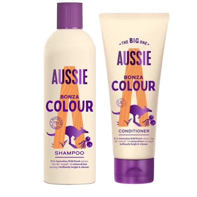 300ml Shampoo And 200ml Conditioner Aussie Bonza Colour Set