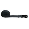 Benristraps 25mm Webbing Strap with Quick-Release Buckle (grey, 2 metres)
