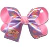 OV-2765M Medium Barb on Light Orchid Satin over Pink Bow