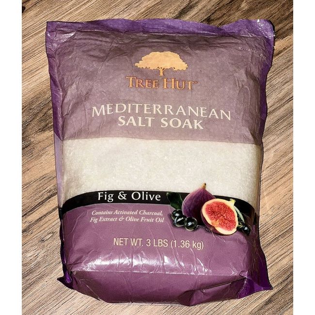 Tree Hut Detoxifying Mediterranean Salt Soak Fig & Olive Hydrating Spa Bath Feet