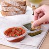 12Sets Reusable Snack Pack Containers, Double Compartment Snack Containers with Lids, Portable Reusable Sauce Container, Reusable Snack Container, Double Compartment Condiment Container