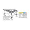 Dock Edge Stationary Dock Connector Hinge, Galvanized