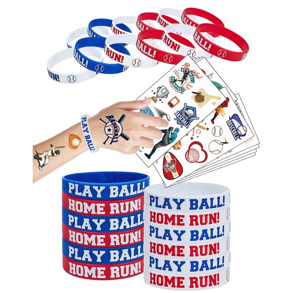 116PCS Football Party Favors 92PCS Tattoos 24PCS Silicone Wristbands Sports Themed Birthday Party Supplies Decorations Tattoos Stickers Sports Fans Cheerleaders Favors for Activity Prizes Rewards