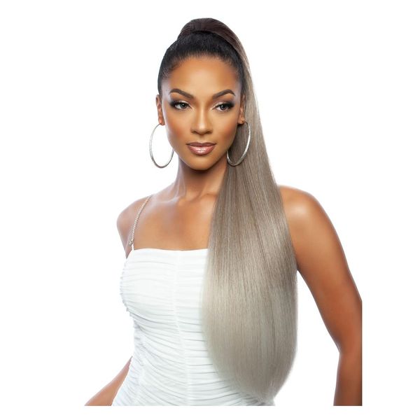 Mane Concept Brown Sugar Human Hair Mix Wrap&Tie Ponytail - BSWNT93 SUPER STRAIGHT (F4/27)