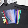 24PCS A6 Binder Pockets Multicolor Zipper Cash Budget Envelopes Organizer