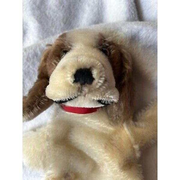 Vintage STEIFF Cocker Spaniel Dog Hand Puppet German Mohair. 1960s Toy