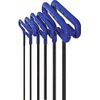 EKLIND 55166 Cushion Grip Hex T-Key allen wrench - 6pc set Metric MM sizes 2-6 (6In shaft)