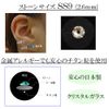 [SS9] [Nude] Ear Urn Jewelry, Titanium Grain (100 Seeds) ☆ "Genuine Swarovski" Domestic Product/Ear Bud Illustration and Quality Assurance Card! Ear Urn Jewelry, Graduated Mix, Beige