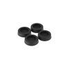 InLine Rubber Feet for PC Casing Pack of 4 Black