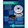 Rear Ceramic Brake Pad Kit For 2004-2007 Chevrolet Malibu