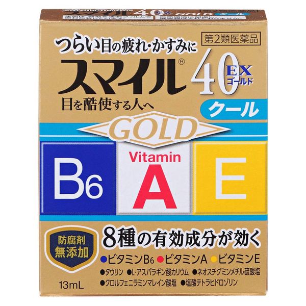 [2nd-Class OTC Drug] Smile 40EX Gold Cool 13mL