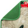 S&T INC. Dish Drying Mat, Foam, Truck Print, Machine Washable