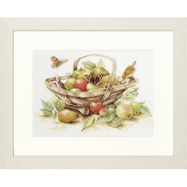 Lanarte Counted Cross Stitch Kit: Summer Fruit, NA, 39 x 29cm