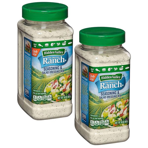 Hidden Valley Original Ranch Seasoning & Salad Dressing Mix, 16 Oz (Pack of 2)