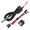AITRIP 5PCS DS18B20 Temperature Sensor Module Kit Waterproof 100CM Digital Sensor Cable Stainless Steel Probe Terminal Adapter For ArduinoRaspberry Pi