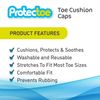 Protectoe Toe Cushion Cap, Toe Protectors - Pack of 10