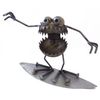 Welded Metal Art Gnome Be Gone Surfer on Surfboard