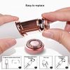 Replacement Heads Compatible with Finishing Touch Flawless Facial Hair Removal Tool for Women (Shaver Head 4PCS + Velvet Bag + Brush 2PCS)