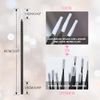 G2PLUS Micro Applicators Brushes with Longer Tips - 200PCS Disposable Microfibre Brushes Eyelashes - Black Lash Lift Micro Applicators - Eyelash Extension Swabs for Eyelashes Extensions, Crafting