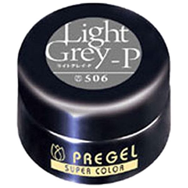 purijeru Super Color EX Light Grey – P G PG – SE506 4-Colored Gels UV/LED Compatible