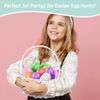 Nyicey 24 Fillable Plastic Easter Egg Hunt Party Supply Pack - 2.5" Assorted Color Plastic Eggs